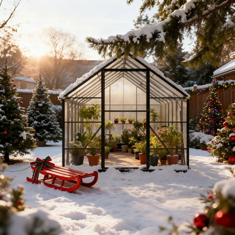 ACXIN Gewächshaus für Garten, Aluminium Treibhaus, Tomatenhaus & Pflanzenhaus mit Fundament, Dachfenster, PC-Platten, Bodenanker, Eisenverstärkung, 380x250x205cm Frühbeet, Wetterfest & UV-beständig – Bild 9