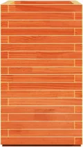 Gecheer Pflanzkübel Wachsbraun massivholz Kiefer großes Fassungsvermögen dekorativer Gartenkasten für Balkone Terrassen und Gärten - Thumbnail 7