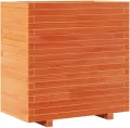 Gecheer Pflanzkübel Wachsbraun massivholz Kiefer großes Fassungsvermögen dekorativer Gartenkasten für Balkone Terrassen und Gärten - Thumbnail 8