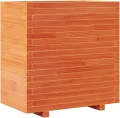 Gecheer Pflanzkübel Wachsbraun massivholz Kiefer großes Fassungsvermögen dekorativer Gartenkasten für Balkone Terrassen und Gärten - Thumbnail 3