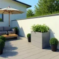 Metzler Hochbeet für den Garten oder Balkon – Stahl in Grau | Witterungsbeständiges Metall-Gartenbeet, Pflanzenbeet, Blumenhochbeet | 100 x 50 x 77 cm - Thumbnail 6