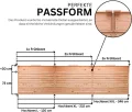 Premium Frühbeet 116x76x30 cm aus europäischer Lärche mit Klappdeckel - Wetterfest - Polycarbonat-Fenster - Hochbeet-Aufsatz aus Holz, kompatibel mit Hochbeet, für Garten, Balkon & Terrasse - Thumbnail 4
