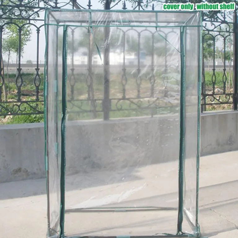Tomatengewächshaus - Foliengewächshaus | Gewächshaus | Gewächshaus Klein | Tomatenhaus | Treibhaus PVC Gitterfolie | PVC-Folie Gewächshausfolie | Tomaten Treibhaus | Gartenhäuschen | Pflanzenhaus – Bild 4