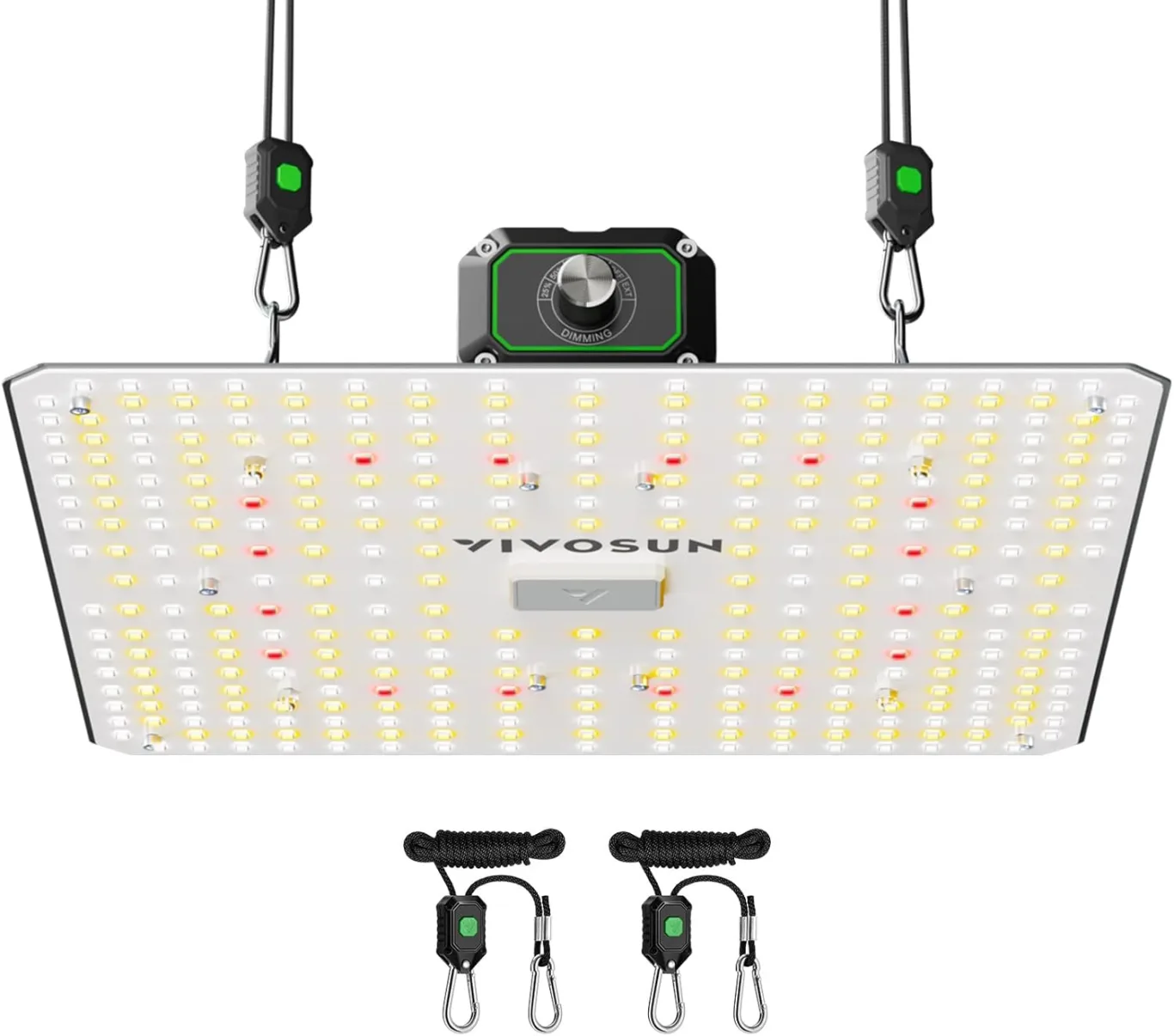 VIVOSUN Grow Lampe100W LED Pflanzenlampe, Vollspektrum Lumalight Lampe mit Hohem PPFD & Dimmfunktion, Intelligente Pflanzenbeleuchtung für Zimmerpflanzen, Growzelt, Gemüse & Blüte - Bild 1