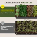 Amopatio Hochbeet Metall 2er-Set, Pflanzkasten Hochbeete für Garten, 240x90x60 cm, Hochbeete-kit für Gemüse Blumen Sukkulenten Kräuter, Blumenbeet & Pflanzentrog, Verzinkter Stahl, Schwarz - Thumbnail 5