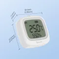 SONOFF SNZB-02WD IP65 Zigbee LCD Smart-Temperatur-Feuchtigkeitssensor, wasserdicht für Gewächshaus/Badezimmer, APP-Überwachung mit Diagrammen, flexible Installation - Thumbnail 3