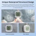 SONOFF SNZB-02WD IP65 Zigbee LCD Smart-Temperatur-Feuchtigkeitssensor, wasserdicht für Gewächshaus/Badezimmer, APP-Überwachung mit Diagrammen, flexible Installation - Thumbnail 4