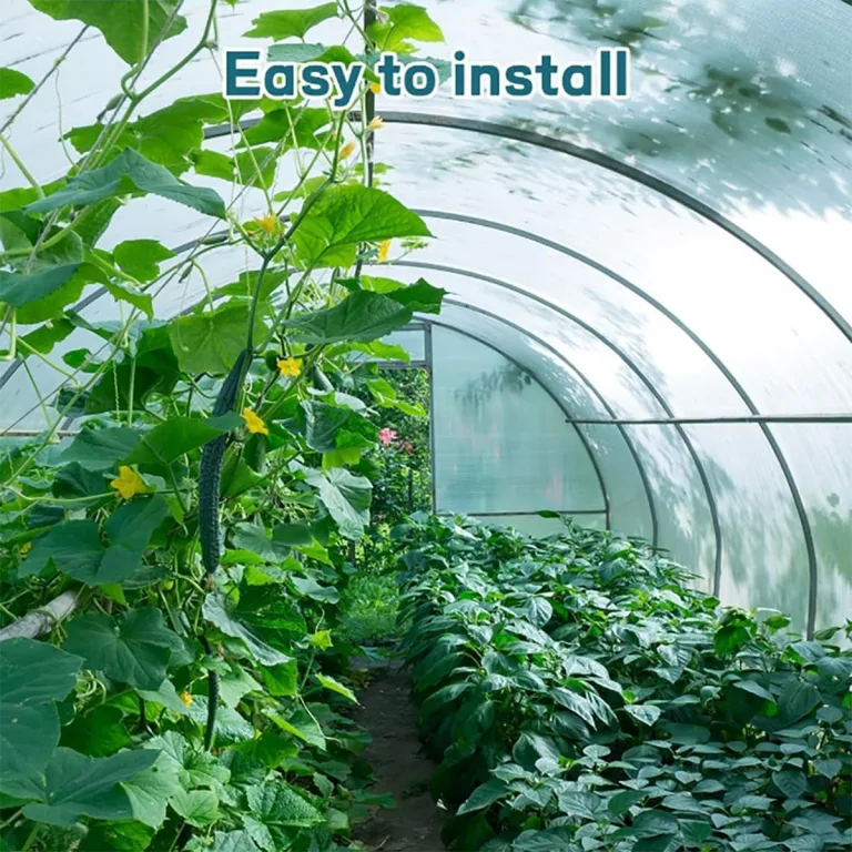UV-beständige regensichere Polycarbonat-Dachplatten für Gewächshäuser Gewächshausdächer Kunststoffdächer für Garten, Landwirtschaft und Wintergärten(Size:3.28 Ft x 14 Ft,Color:0.8mm) – Bild 3