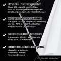 Polycarbonat Platte 50x240cm 6mm dick - Glas-Klar Bruchsicher Schlagfest Biegbar UV-beständig - Zuschnitt nach Maß - PC Kunststoff-Glas transparent - Sicherheits-Verglasung Gewächshaus-Platte - Thumbnail 4