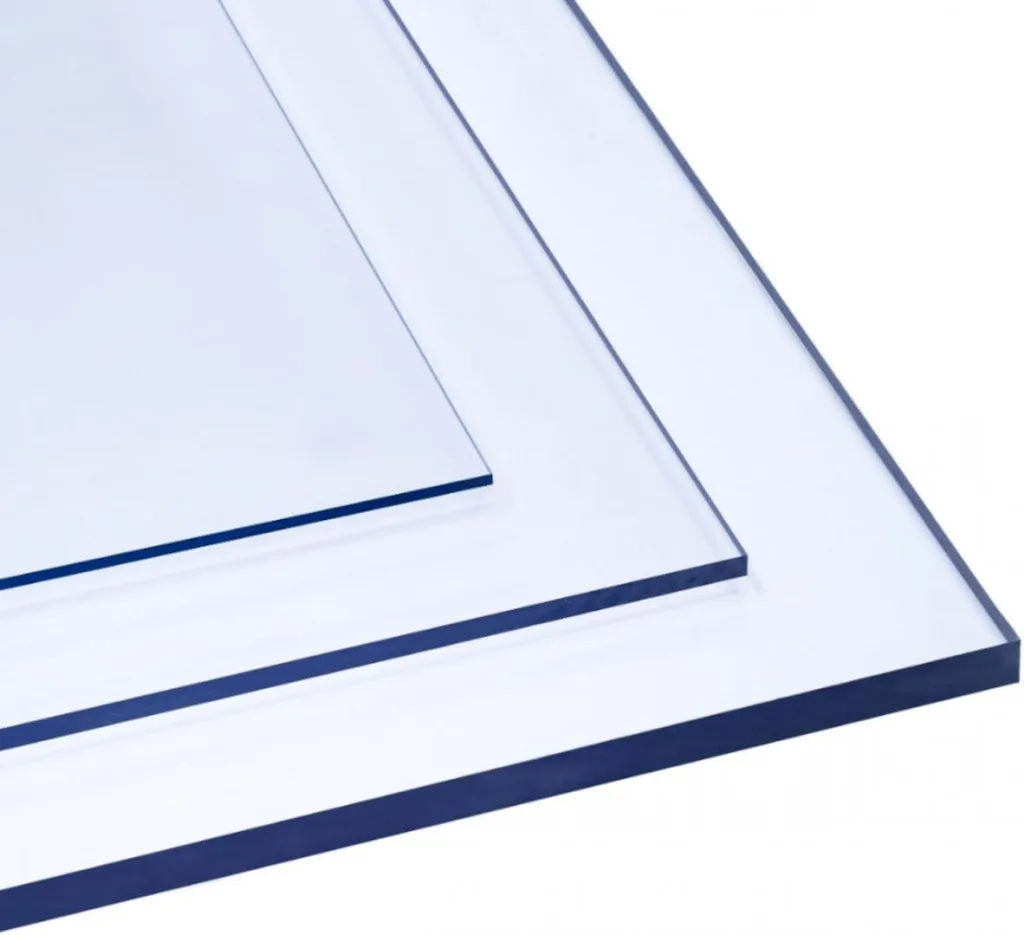 Polycarbonat Platte 60x210cm 12mm dick - Glas-Klar Bruchsicher Schlagfest Biegbar UV-beständig - Zuschnitt nach Maß - PC Kunststoff-Glas transparent - Sicherheits-Verglasung Gewächshaus-Platte