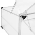 tectake® Frühbeet, Frühbeetaufsatz, Frühbeetkasten, Anzuchtkasten für Hochbeet, Blumenkasten, Anzucht Gewächshaus, Hochbeet Abdeckung, Pflanzkasten Minigewächshaus - 102 x 102 x 41 / 31 cm - Thumbnail 5