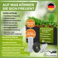 TTL GARDEN 160x80x45cm Elegance M Metall Hochbeet Anthrazit - Stahl rostfrei verzinkt & grau lackiert Wellblech ovale Form sehr stabil Garten Beet für Gemüse Kräuter Blumen Gartenbeet Gemüsebeet - Thumbnail 9