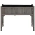 Hochbeet with Gewächshaus, Massivholz Tanne, Durable and Weather-Resistant, Hochbeet Balkon, Hochbeete für Garten, Hofgarten Hochbeete, Pflanzkasten Balkon, 110x54x120 cm - Thumbnail 7