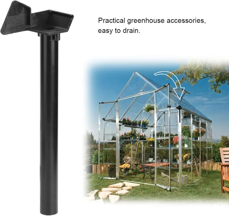 Effizientes Treibhausregenwater -Gutter -Kit PVC & Aluminiumabwärtsrohr für Einfache Entwässerung Essentielles Zubehör für Kleine Gewächshäuser – Bild 4