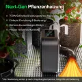 VIVOSUN AeroFlux Smart Grow Tent Heater, 700W PTC-Heizung mit Thermostat, VPD-Überwachung, App-Steuerung, Überhitzungsschutz und Verlängerungsschlauch, für Growzelte, Räume und Gewächshäuser - Thumbnail 2