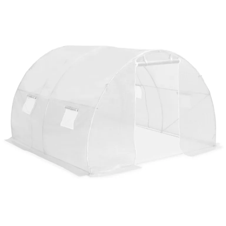 Gewächshaus Großes Pflanzenhaus 300x300x200 cm PE-Netz & Verzinkter Stahl Model45749 – Bild 3