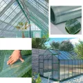 Kunststoff-Dachplatten Polycarbonat 0,8 mm Kunststoffplatten für Gewächshaus UV-beständige Vollplatten Überdachung Fenster Wintergarten Dachfolie(Size:0.6 * 1m,Color:0.8mm) - Thumbnail 4