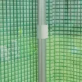 Outsunny Gartengewächshaus 12 m², 4 x 3 x 2 m Garten-Tunnelgewächshaus mit Rolltüren und großen Netzfenstern, Gewächshaus aus verzinktem Stahl und UV-beständigem PE mit hoher Dichte 140 g/m², grün - Thumbnail 9