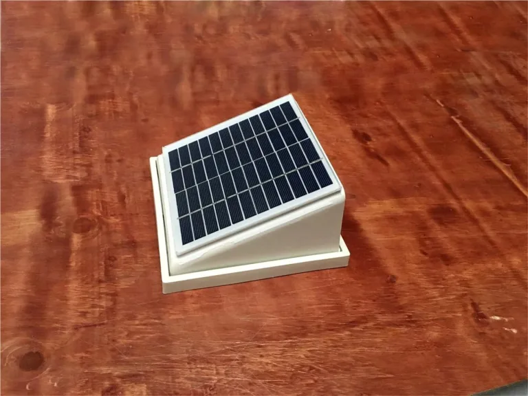 Dachventilator, 68CFM Plastiksolarventilator-Auszieher-Luftkanal-Durchmesser 120mm des Wand-Ventilator-2.5W for Hallen-Gewächshaus – Bild 4