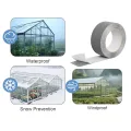 Hohlkammerplatten Kantenverschlussband, Anti Dust Klebeband für Stegplatten, Gewächshausdichtung, Gewächshaus Platten, Doppelstegplatten, Polycarbonatplatten (grau, 5cm x 25m x 1 rolle) - Thumbnail 6