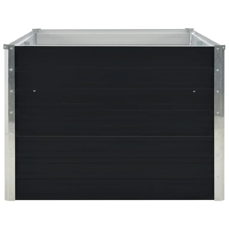 Hochbeet Metall Premium hochbeet Balkon oder Garten Pflanzkasten Hochbeete-Kit Kräuterbeet Balkon Hochbeet Hochbeete für Garten 160 x 80 x 45 cm Verzinkter Anthrazit – Bild 4