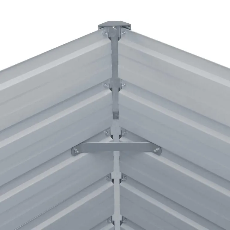 Hochbeet Metall Premium hochbeet Balkon oder Garten Pflanzkasten Hochbeete-Kit Kräuterbeet Balkon Hochbeet Hochbeete für Garten 160 x 80 x 45 cm Verzinkter Anthrazit – Bild 6