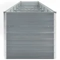 Hochbeet aus Metall Modulares Hochbeete-Kit Rostfreie Hochbeete für Garten aus Premium Zn-Al-Mg Stahl Hoch Gemüsebeet 480x80x77 cm Grau - Thumbnail 4