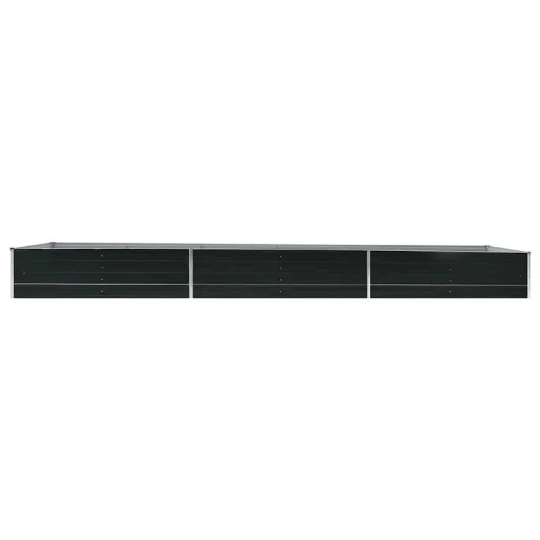 Hochbeet Metall Premium hochbeet Balkon oder Garten Pflanzkasten Hochbeete-Kit Kräuterbeet Balkon Hochbeet Hochbeete für Garten Stahl 480x80x45 cm Anthrazit – Bild 4