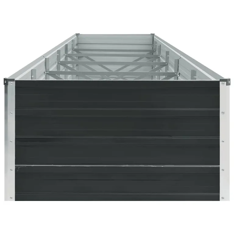 Hochbeet Metall Premium hochbeet Balkon oder Garten Pflanzkasten Hochbeete-Kit Kräuterbeet Balkon Hochbeet Hochbeete für Garten Stahl 480x80x45 cm Anthrazit – Bild 5