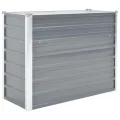 Hochbeet aus Metall Modulares Hochbeete-Kit Rostfreie Hochbeete für Garten aus Premium Zn-Al-Mg Stahl Hoch Gemüsebeet Verzinkter 100x40x77 cm Grau - Thumbnail 2