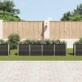 Hochbeet Metall Premium hochbeet Balkon oder Garten Pflanzkasten Hochbeete-Kit Kräuterbeet Balkon Hochbeet Hochbeete für Garten 320 x 40 x 77 cm Stahl Anthrazit - Thumbnail 3