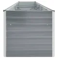 Hochbeet aus Metall Modulares Hochbeete-Kit Rostfreie Hochbeete für Garten aus Premium Zn-Al-Mg Stahl Hoch Gemüsebeet Verzinkter 400×80×77 cm Grau - Thumbnail 4