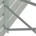 Hochbeet aus Metall Modulares Hochbeete-Kit Rostfreie Hochbeete für Garten aus Premium Zn-Al-Mg Stahl Hoch Gemüsebeet Verzinkter 400×80×77 cm Grau - Thumbnail 5