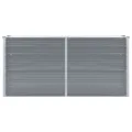 Hochbeet aus Metall Modulares Hochbeete-Kit Rostfreie Hochbeete für Garten aus Premium Zn-Al-Mg Stahl Hoch Gemüsebeet Verzinkter 160x40x77 cm Grau - Thumbnail 3
