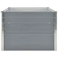 Pflanzenbeet Wetterfestes Stahlblech Hochbeet für Gemüse Erhöhte Extragroße Gemüsebeet Frühbeet Gartenbeet Pflanzkübel Blumenkasten für Garten 160 x 80 x 45 cm Verzinkter Stahl Grau - Thumbnail 4