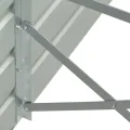 Hochbeet aus Metall Modulares Hochbeete-Kit Rostfreie Hochbeete für Garten aus Premium Zn-Al-Mg Stahl Hoch Gemüsebeet Verzinkter 320×40×45 cm Grau - Thumbnail 4