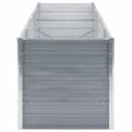 Hochbeet Metall Premium hochbeet Balkon oder Garten Pflanzkasten Hochbeete-Kit Kräuterbeet Balkon Hochbeet Hochbeete für Garten Verzinkter Stahl 240x80x77 cm Grau - Thumbnail 4