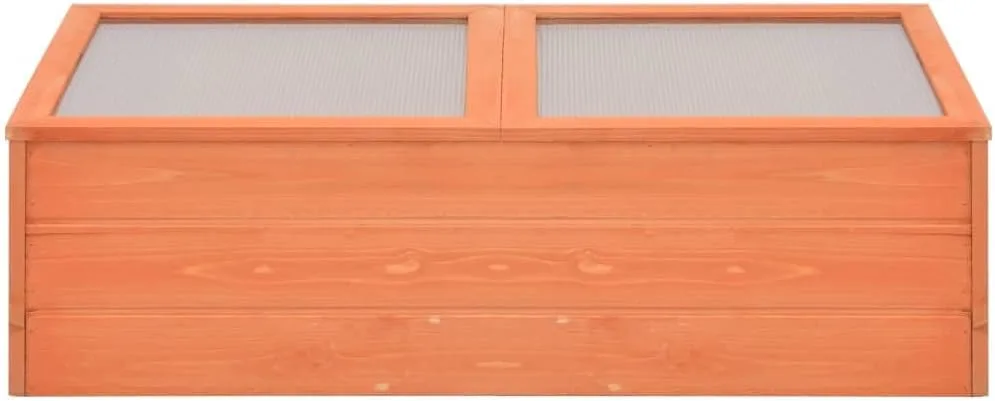 SKM Frühbeet Holz 100x50x34 cm,Heim & Garten,Rasen & Garten,Gartenpflege,Gewächshäuser,Braun,5.4 kg,170647