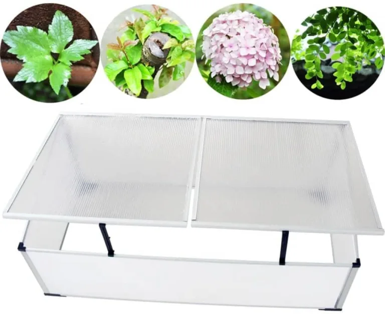 SKM Frühbeet ohne Boden mit 2 Deckeln,Heim & Garten,Rasen & Garten,Gartenpflege,Gewächshäuser,Transparent,3.1 kg,40213 – Bild 7