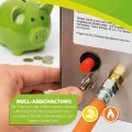 Bio Green Gas-gewächshausheizung EcoPilot, 4500 Watt, Silber, Thermostat-Regelbereich: 0° – 20° C, Edelstahl, Outdoor, Gas, 38x17x40 cm, für Gewächshäuser bis 22m², Bodenmontage - Thumbnail 5