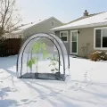 Ideoon 2er-Set Robustes Foliengewächshaus und Überwinterungszelt, 175x186x84 cm: EIN Pflanzenschutz für optimale Ernte & frostfreie Pflege (Modell 2026) - Thumbnail 5
