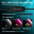 HG Power 55w Heizmatte Pflanzen Anzuchtkasten Opt. mit LED Pflanzenlampe Zimmergewächshaus mit 30 Zellen und Anzuchthaube, für Sämlinge, Gemüse & Kräuter – Opt. B Tray + LED + MAT - Thumbnail 4