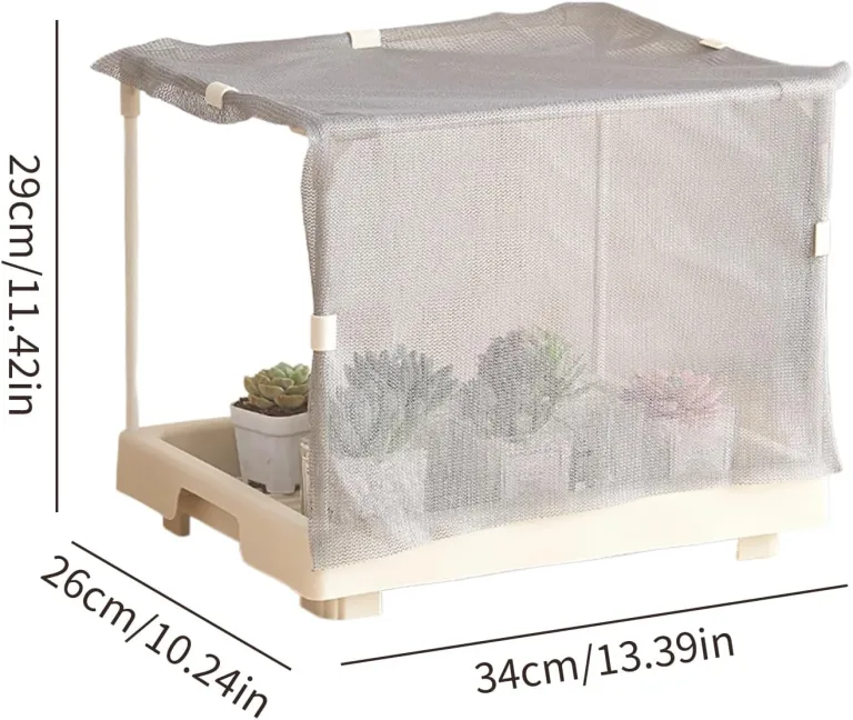 Mini Gewächshaus | Gewächshaus Regale,Gemüseanzucht Set Für Balkon Terrasse Garten Wohnung Kleingarten – Bild 6
