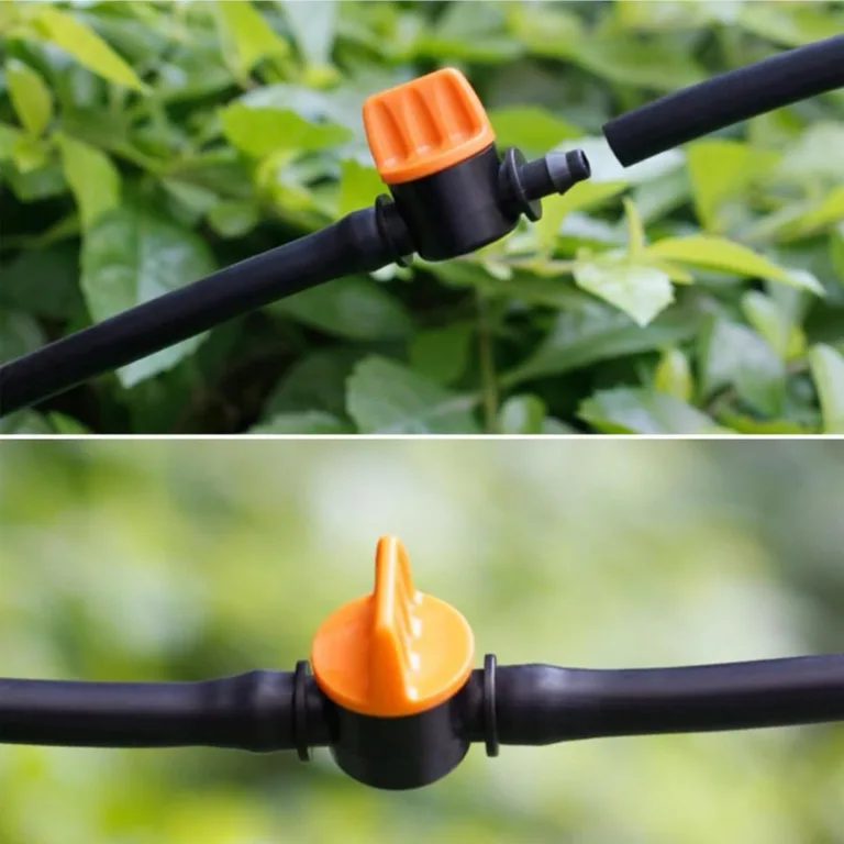 Komponenten der Tropfbewässerung, Zehn Stück Tropfbewässerungsventile, Tropfsicheres Wasserkontrollgerät für Gartenteile und Zubehör geeignet für Garten Gewächshaus sowie Innenbereich und – Bild 7