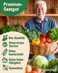 Bio Gemüsesamen im 50er Set - 50 Gemüse Samen für den einfachen Anbau im Garten, Balkon oder Hochbeet - Pflanzensamen - Saatgut - Thumbnail 4