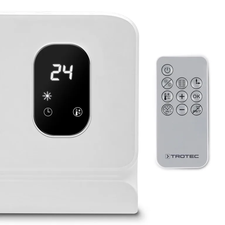 TROTEC Wandheizlüfter TFC-W 27 E – Keramikheizlüfter für Wandmontage, Heiz- & Lüftungsbetrieb, IP44, Thermostatsteuerung – Bild 5