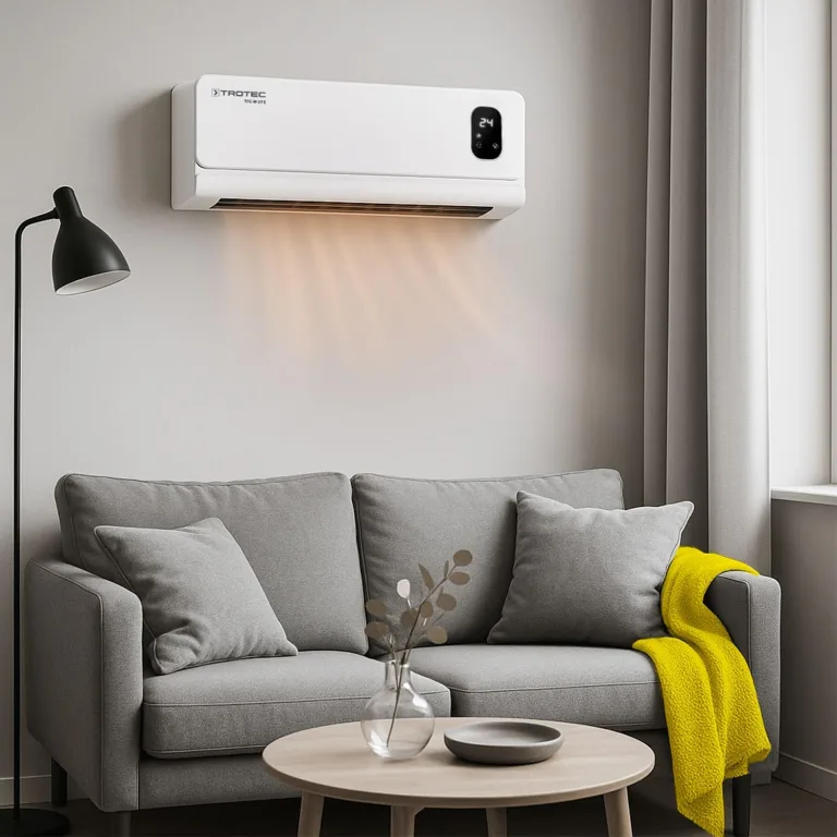 TROTEC Wandheizlüfter TFC-W 27 E – Keramikheizlüfter für Wandmontage, Heiz- & Lüftungsbetrieb, IP44, Thermostatsteuerung – Bild 7
