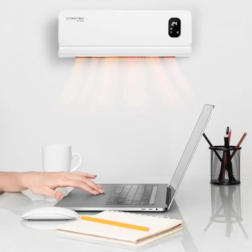 TROTEC Wandheizlüfter TFC-W 27 E – Keramikheizlüfter für Wandmontage, Heiz- & Lüftungsbetrieb, IP44, Thermostatsteuerung – Bild 10