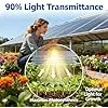 PC Polycarbonat 1 Mm Kunststoffplatten Mit UV-Schutz Bruchsichere Und Wärmedämmende Für Terrassendach Carport Wintergarten Gewächshaus(Size:0.5x2m,Color:1mm) – Bild 2