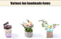 Miniatur Häuser Bastelset für Erwachsene | Hausmodell mit Möbeln und Werkzeugkleber - Handgemachtes Kreatives Gewächshaus Modell aus Holz | Deko Geschenk Geburtstag Weihnachten - Thumbnail 6